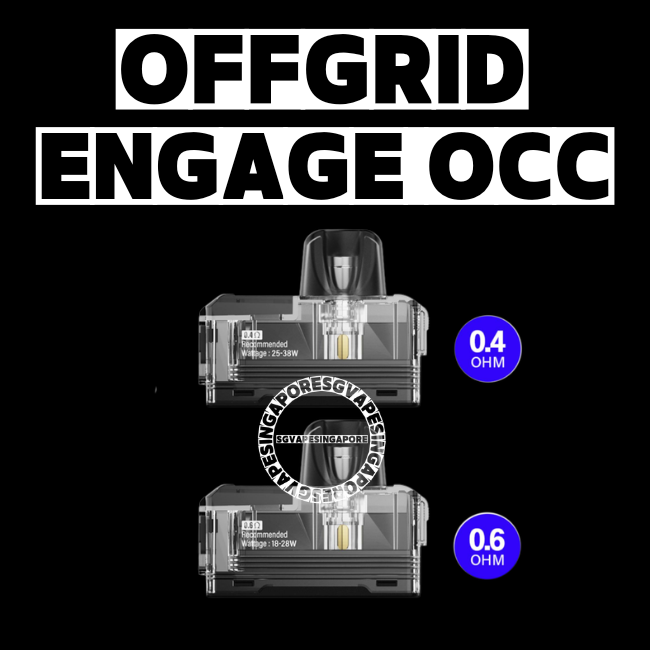 ASDF Offgrid Engage Occ 0.4 / 0.6 - Sg Vape Singapore Delivery