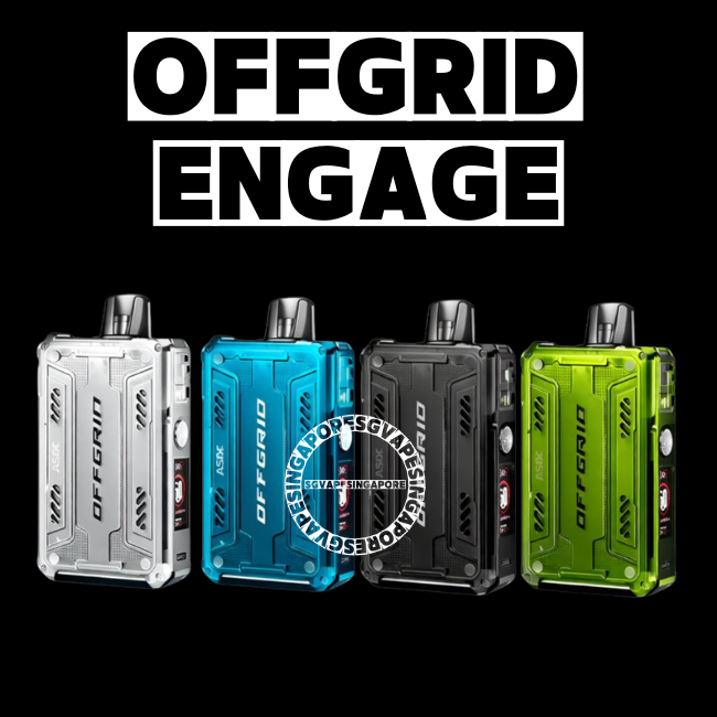 ASDF Offgrid Engage Open System Starter Kit - Sg Vape Singapore Delivery