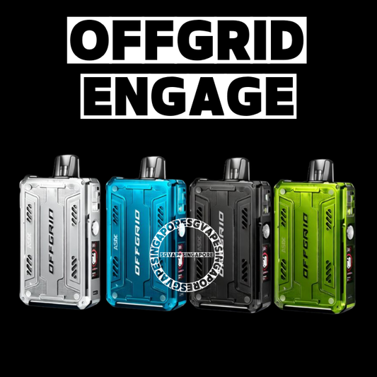 ASDF Offgrid Engage Open System Starter Kit - Sg Vape Singapore Delivery